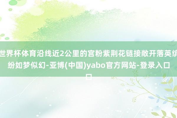 世界杯体育沿线近2公里的宫粉紫荆花链接敞开落英缤纷如梦似幻-亚博(中国)yabo官方网站-登录入口